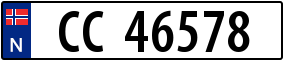 Truck License Plate